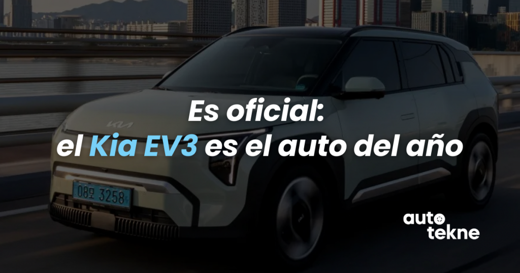 Es oficial: el Kia EV3 es el auto del año